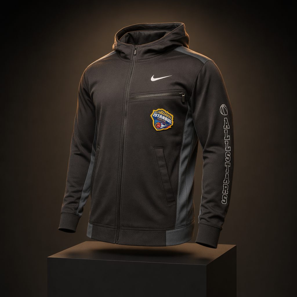 Siyah Nike Zip Hoodie